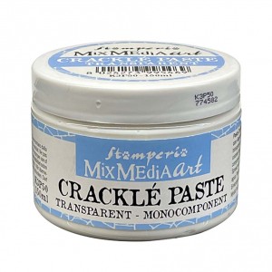 Паста для создания трещин "Crackle Paste" прозрачная K3P50, Stamperia, 150 мл